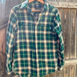 Unisex Flannel Button Down - Small